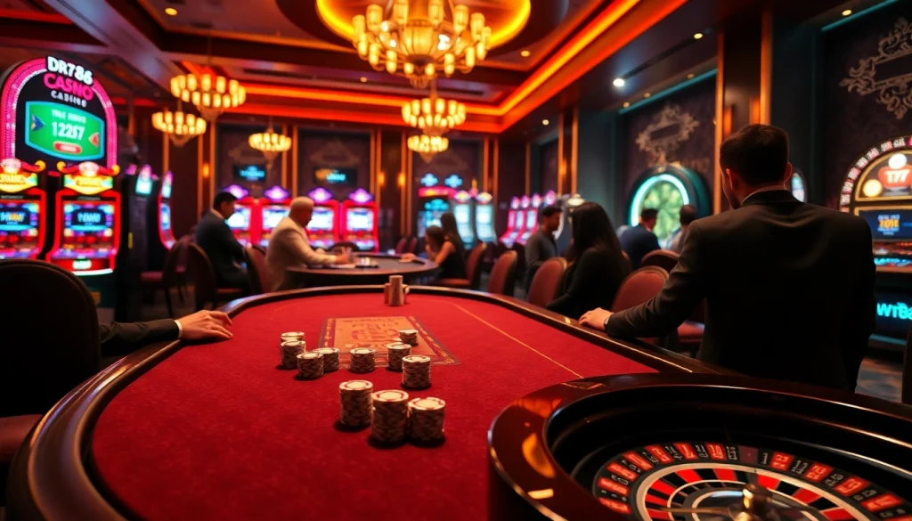 Experience the thrill of gaming at trang dr88 with premium casino excitement featuring poker and roulette.