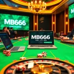 Engaging players at the MB66 casino table enjoying vibrant games and high-stakes poker action.