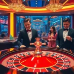 GO88 casino scene with live dealer, roulette wheel, and vibrant gameplay atmosphere.