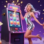 Experience the excitement of LLWIN with vibrant casino elements and stunning graphics in a dynamic jackpot scene.