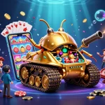 Experience thrilling action with game go88 in a vibrant casino-inspired 3D illustration.