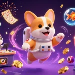 Experience exciting gaming moments with Jai club as the astronaut corgi floats in a casino full of surprises.