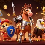 ATAS casino knight and squire engage in thrilling slot gameplay with dynamic elements.