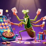 LU88 engaging players with a vibrant casino scene showcasing festive gaming activity and rewards.