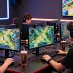 Mahajitu online gaming scene with players engaged in vibrant game graphics and community interaction.