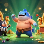 Spin to win at sapceman slot featuring an action-packed scene with playful casino elements.